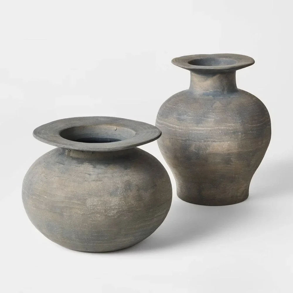 Ceramic Round Exaggerated Rim Vase - Threshold Studio McGee, Target